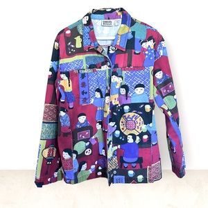 Vintage Chico’s designs Japanese denim jacket
